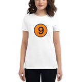 Women's short sleeve t-shirt Number 9