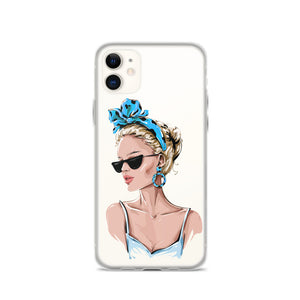 iPhone Case Fashion Icon Blue