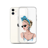 iPhone Case Fashion Icon Blue