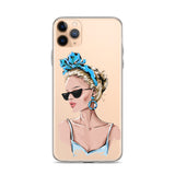 iPhone Case Fashion Icon Blue