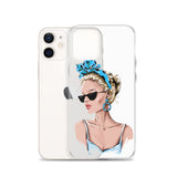 iPhone Case Fashion Icon Blue