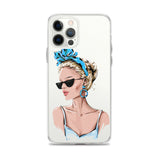 iPhone Case Fashion Icon Blue