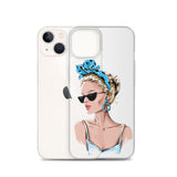 iPhone Case Fashion Icon Blue