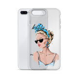 iPhone Case Fashion Icon Blue