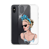 iPhone Case Fashion Icon Blue