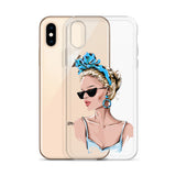 iPhone Case Fashion Icon Blue