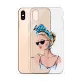 iPhone Case Fashion Icon Blue