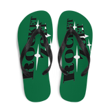 Flip-Flops Rocket Zoet Original Design - Stars on City Green