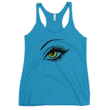 Women's Racerback Tank Green Eyes