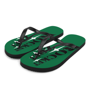 Flip-Flops Rocket Zoet Original Design - Stars on City Green