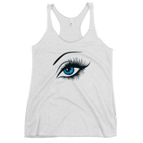 Women's Racerback Tank Blue Eyes