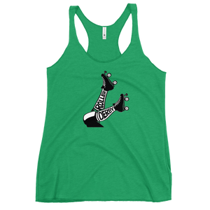 Women's Racerback Tank Roller Derby Legs