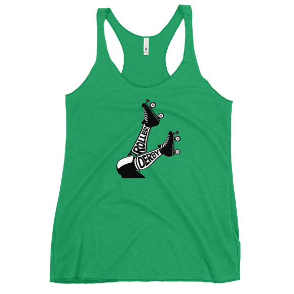 Women's Racerback Tank Roller Derby Legs