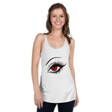 Women's Racerback Tank Red Eyes