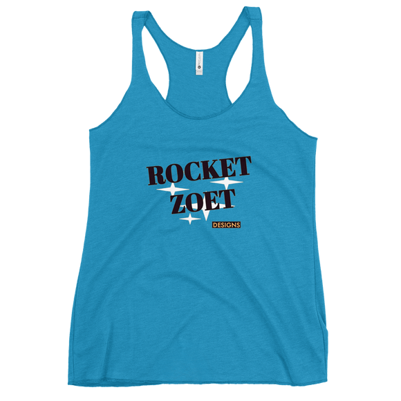 Women's Racerback Tank Rocket Zoet Designs