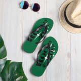 Flip-Flops Rocket Zoet Original Design - Stars on City Green