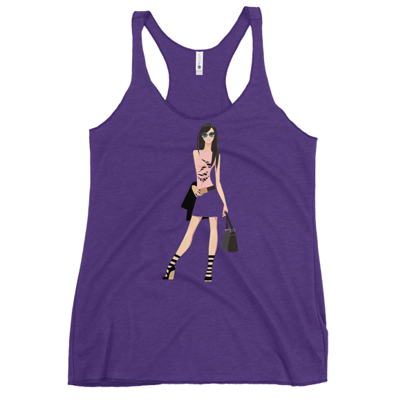 Women's Racerback Tank A Day in Hollywood