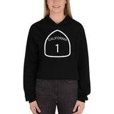 Crop Hoodie California Highway One