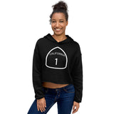 Crop Hoodie California Highway One