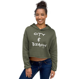 Crop Hoodie City & Beach