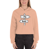 Crop Hoodie City & Beach