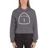 Crop Hoodie California Highway One