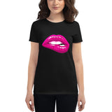 Women's Fashion Fit short sleeve t-shirt Fifth Avenue Pink Lips