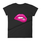 Women's Fashion Fit short sleeve t-shirt Fifth Avenue Pink Lips