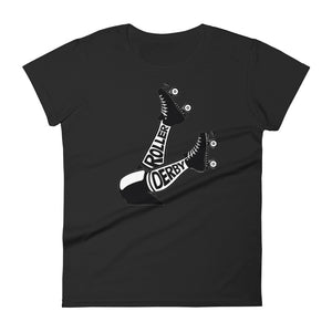 Women's short sleeve t-shirt Roller Derby