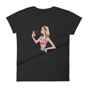 Women's short sleeve t-shirt Perfume