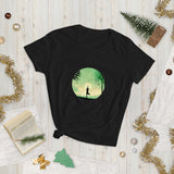 Women's short sleeve t-shirt Emerald Sunset