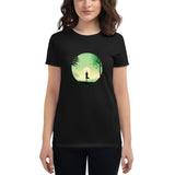 Women's short sleeve t-shirt Emerald Sunset