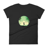 Women's short sleeve t-shirt Emerald Sunset