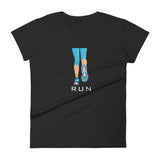 Women's short sleeve t-shirt RUN