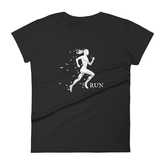 Women's short sleeve t-shirt Run