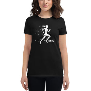 Women's short sleeve t-shirt Run