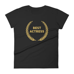 Women's short sleeve t-shirt Best Actress