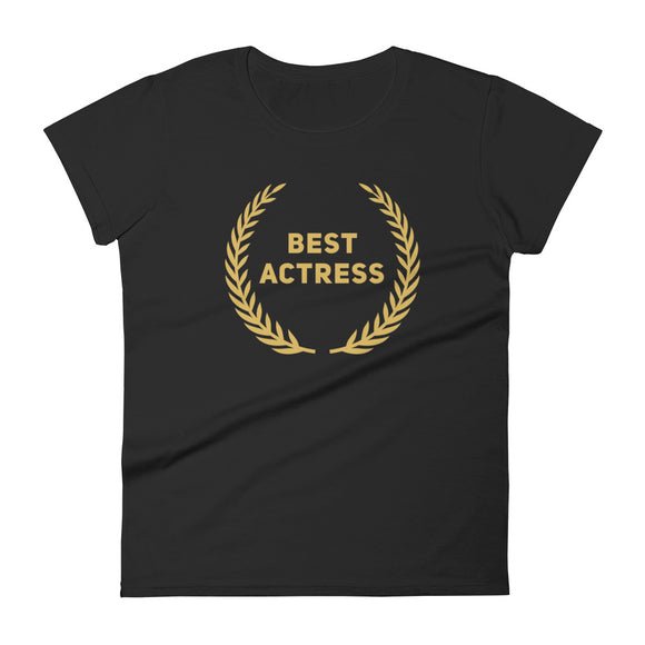 Women's short sleeve t-shirt Best Actress