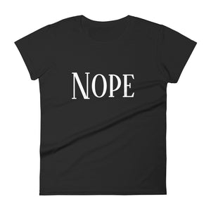 Women's short sleeve t-shirt Nope II