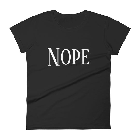 Women's short sleeve t-shirt Nope II