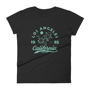 Women's short sleeve t-shirt L.A. Vintage Green
