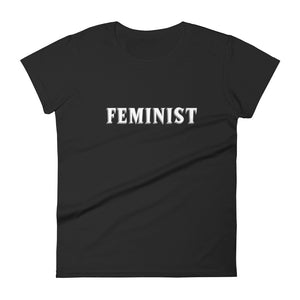 Women's short sleeve t-shirt Feminist