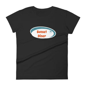 Women's short sleeve t-shirt Sunset Diner