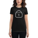 Women's short sleeve t-shirt HWY 1