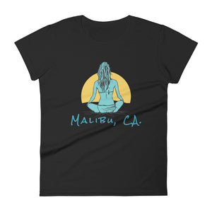 Women's short sleeve t-shirt Malibu, CA.