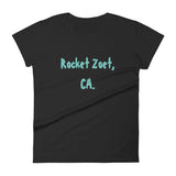 Women's short sleeve t-shirt Rocket Zoet, CA.