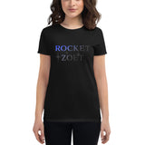 Women's short sleeve t-shirt Rocket Zoet Purple Fade