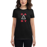 Women's short sleeve t-shirt CA/NY