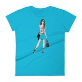 Women's Fashion Fit short sleeve t-shirt A Day in Hollywood