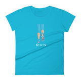 Women's short sleeve t-shirt RUN